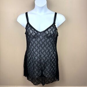 b.tempt'd by Wacoal Night Lace Kiss Lingerie Chemise Slip Nightgown Size XL